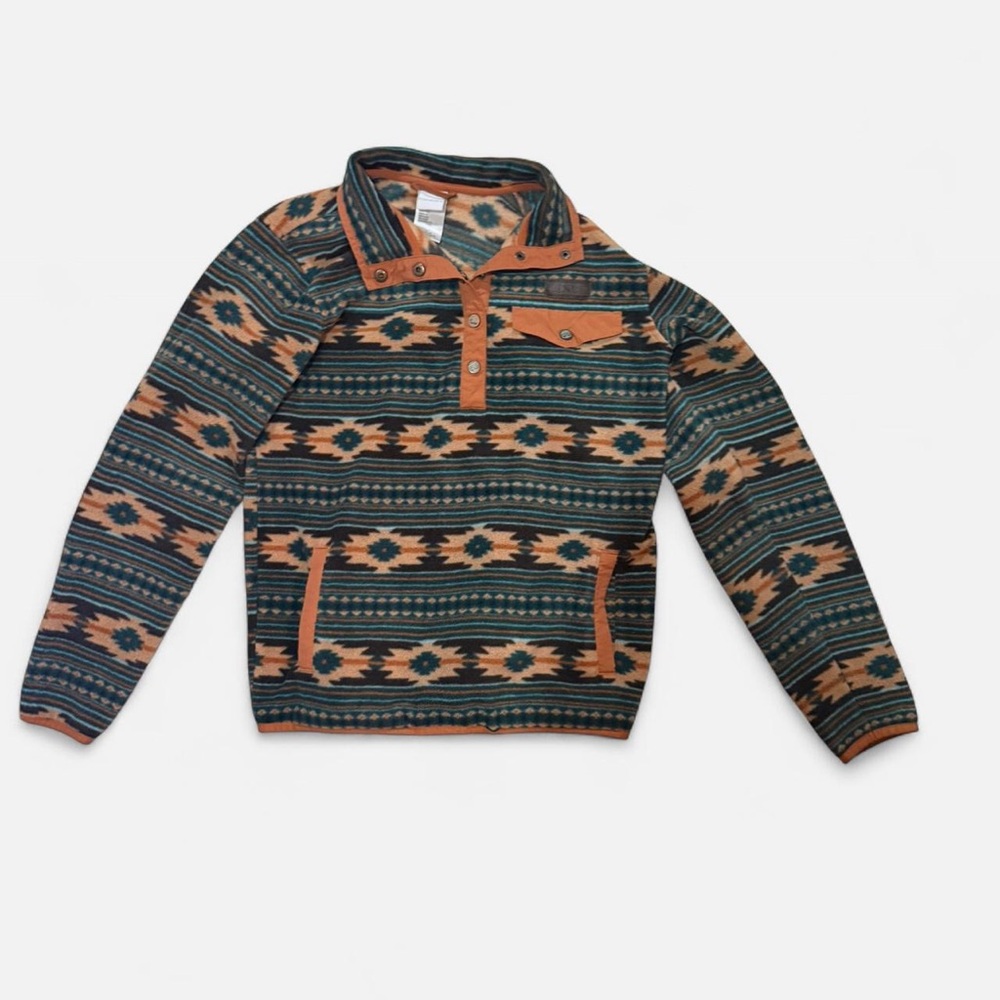Cinch Aztec Pattern Pullover Sweater - image 2